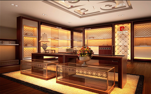 合肥商場展柜裝修設(shè)計效果圖