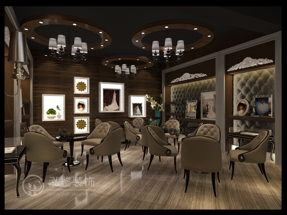 影樓裝修設(shè)計(jì)-黑 白 灰 婚紗影樓設(shè)計(jì)