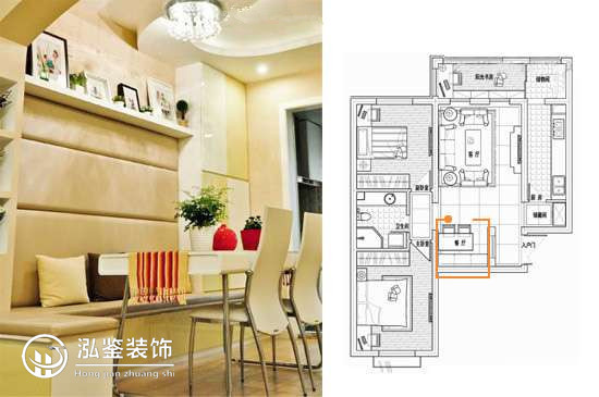 90平米兩室兩廳裝修設(shè)計(jì)效果圖