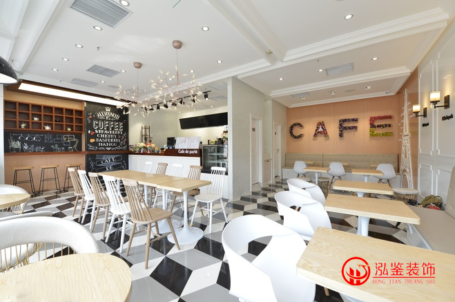 甜品店裝修效果圖-北歐風(fēng)格甜品店裝修效果圖