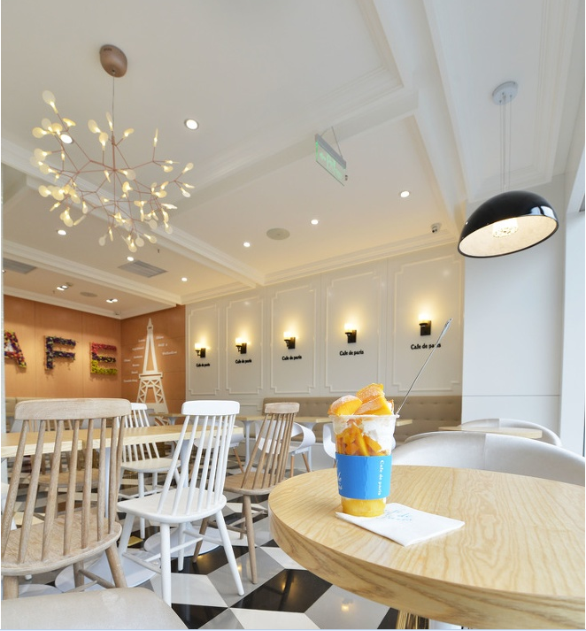 甜品店裝修效果圖-北歐風(fēng)格甜品店裝修效果圖