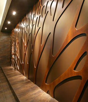 現(xiàn)代中式辦公室過道裝修設(shè)計